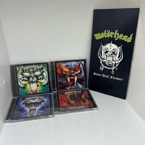 Motörhead Stone deaf forever CD lot 1-4 with booklet